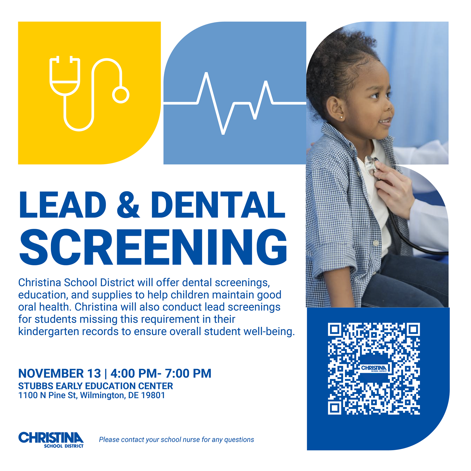  Lead and Dental Cleaning Christina School District